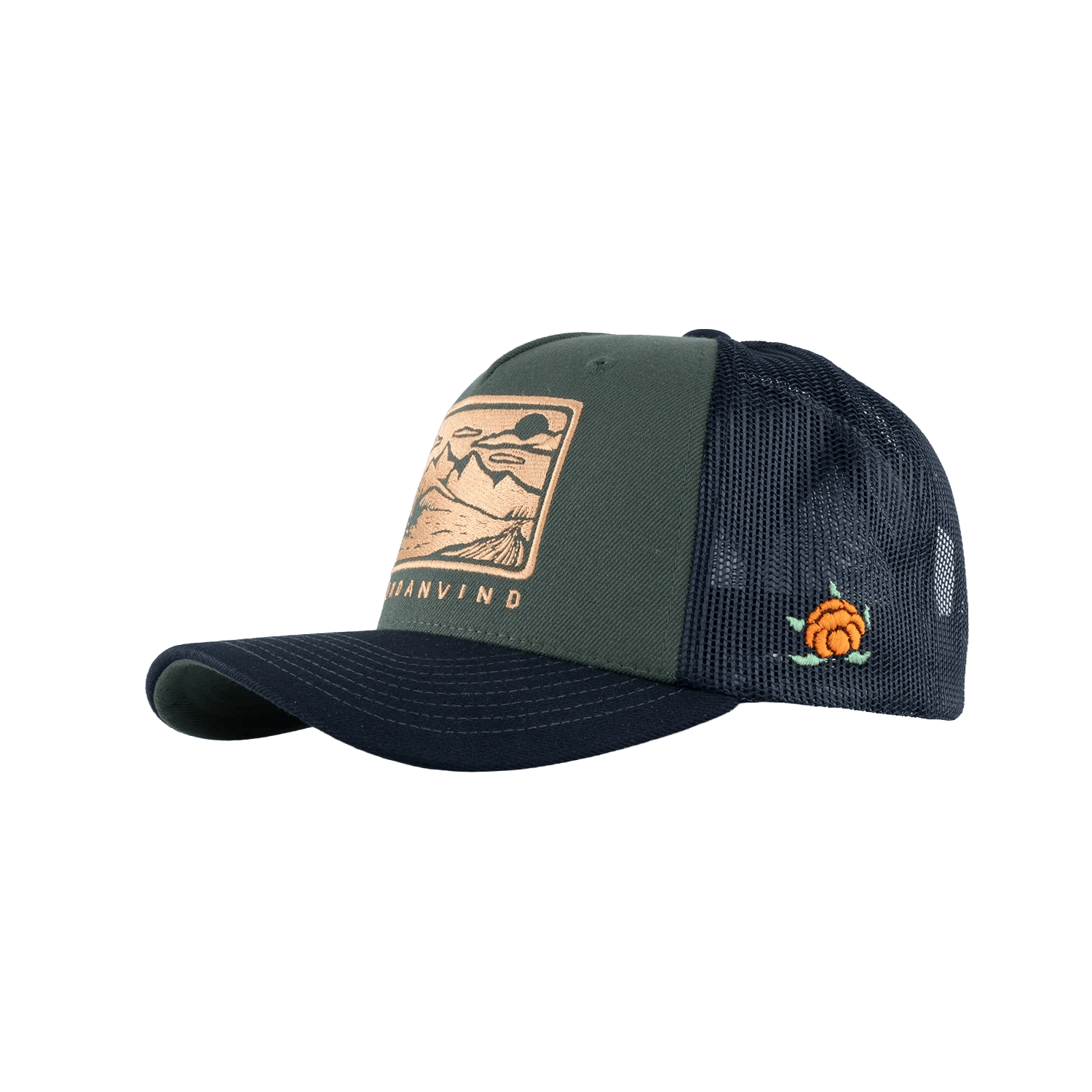 SQRTN Nordanvind Trucker Keps Oliv