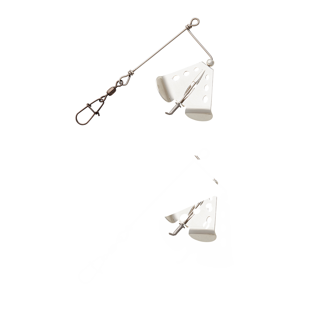 Easyon Buzzer Bait Arm L Silver 2-pack