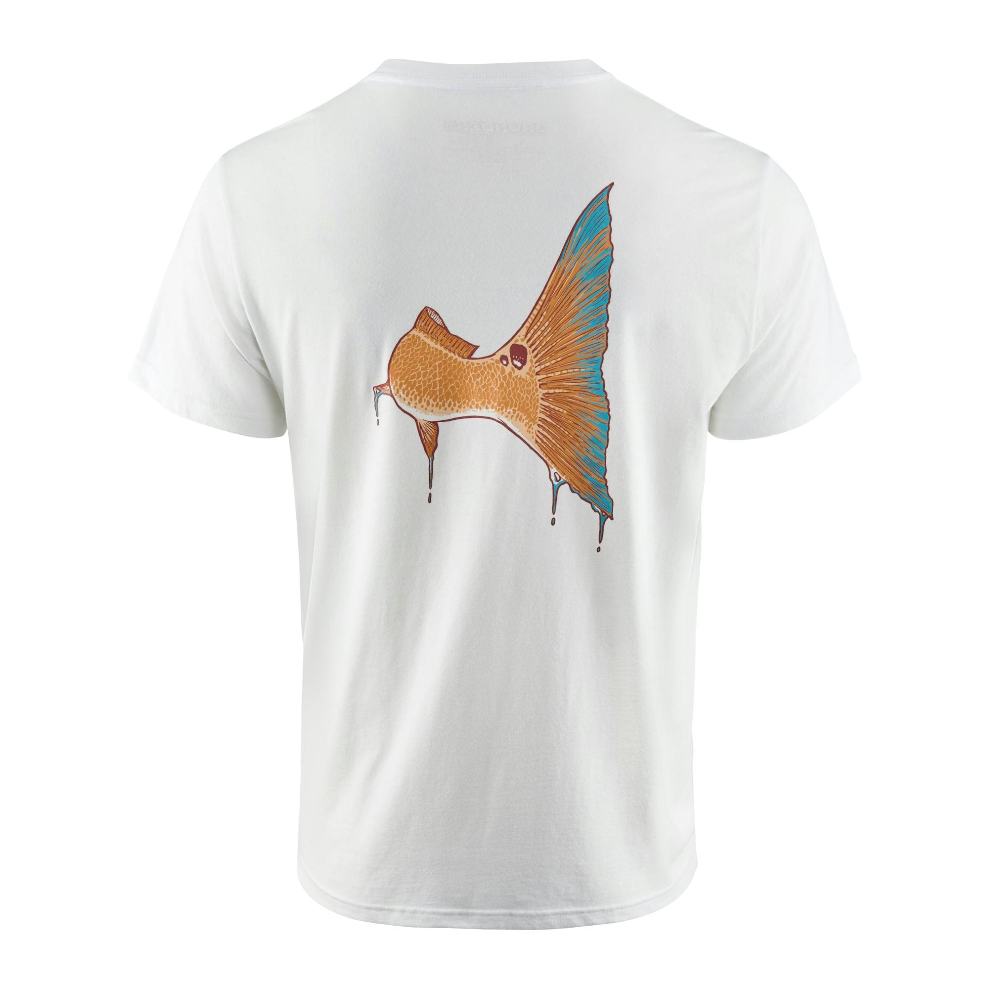 Grundens Chasing Tail Kortärmad T-Shirt Vit L -