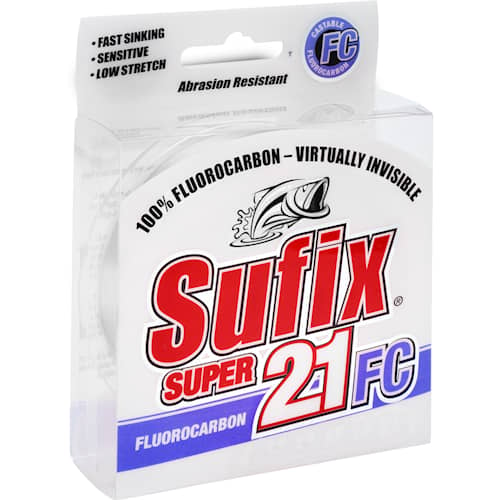 Sufix Super 21 Fluorocarbon 0,28 mm 150 m Clear