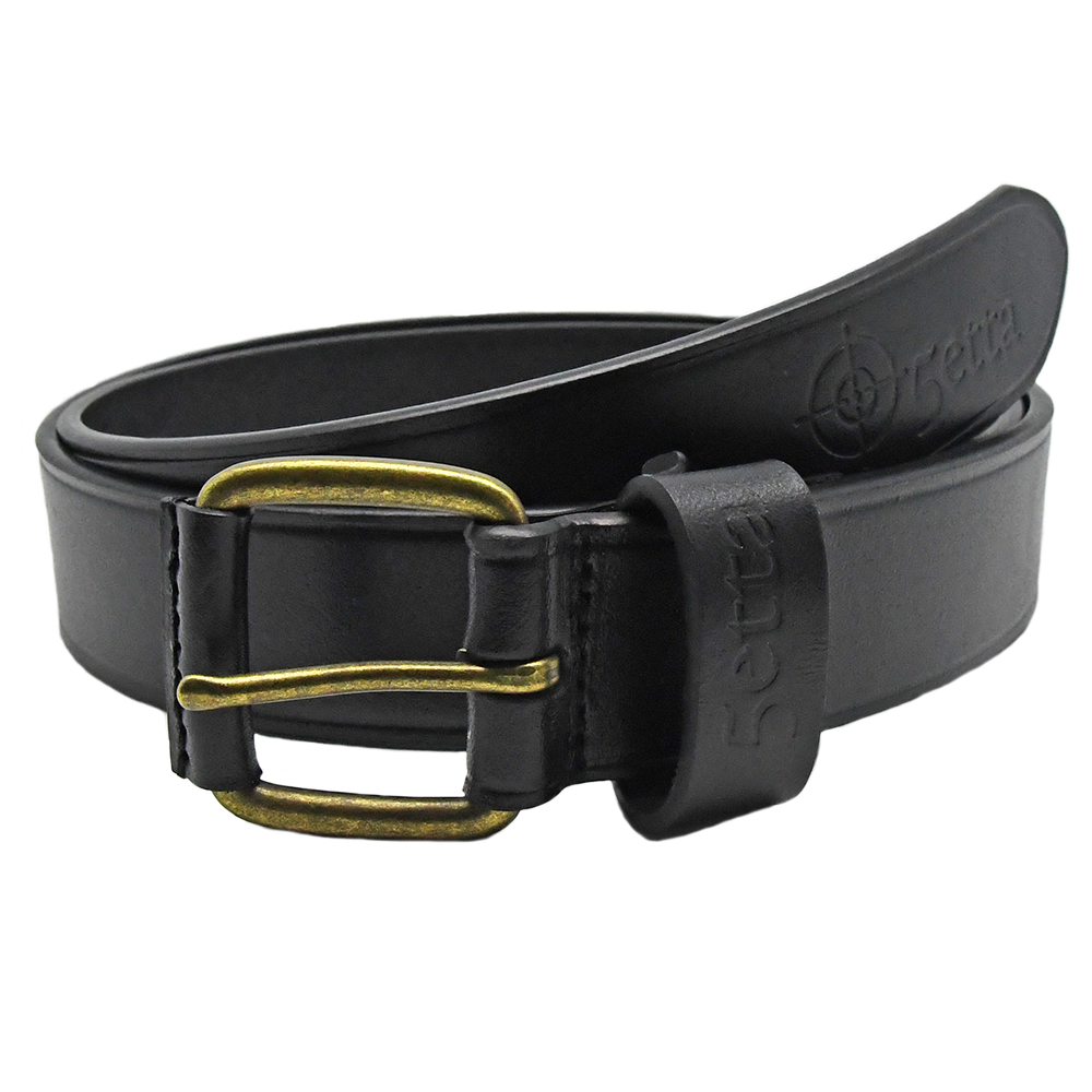 5etta Läderbälte Svart 35 mm - 115cm