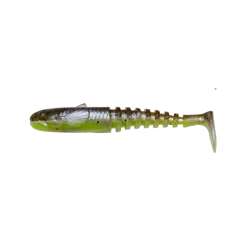 Gobster Shad 11.5cm 16g Green Pearl Yellow 5-pack -