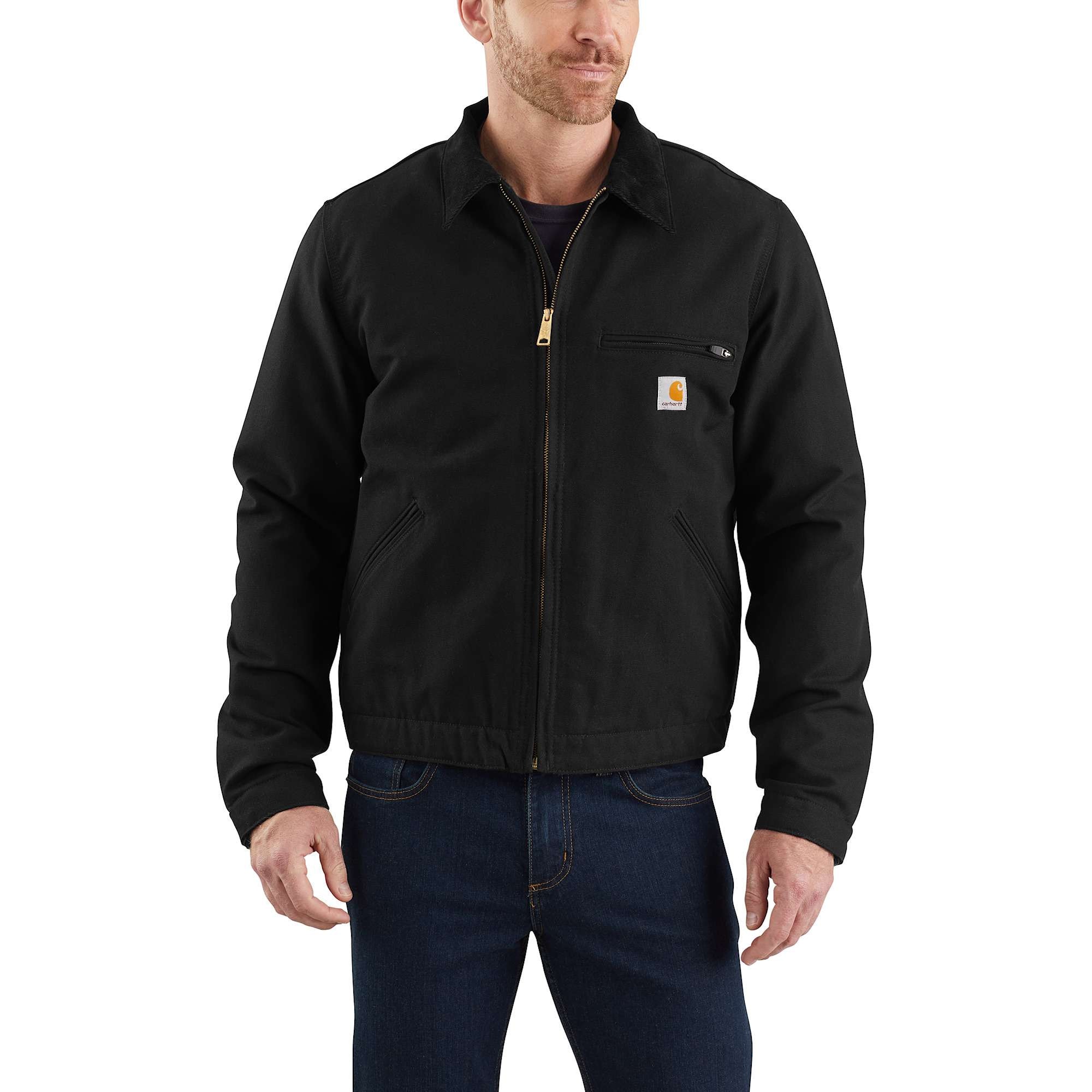 Carhartt Duck Detroit Jacka Herr Black XL