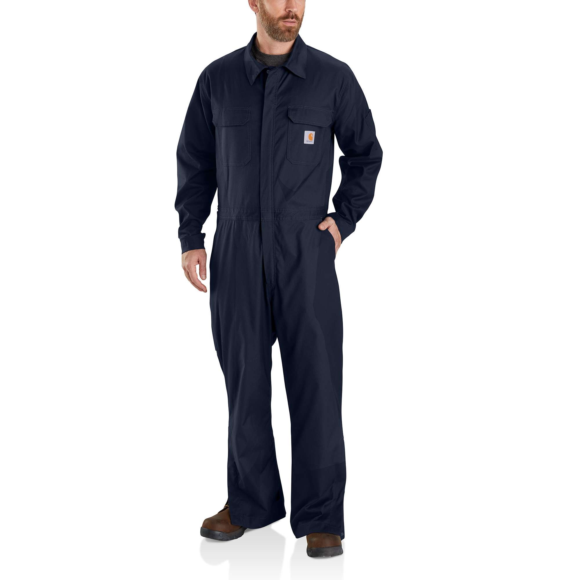 Carhartt Rugged Flex Canvas Overall Herr Navy