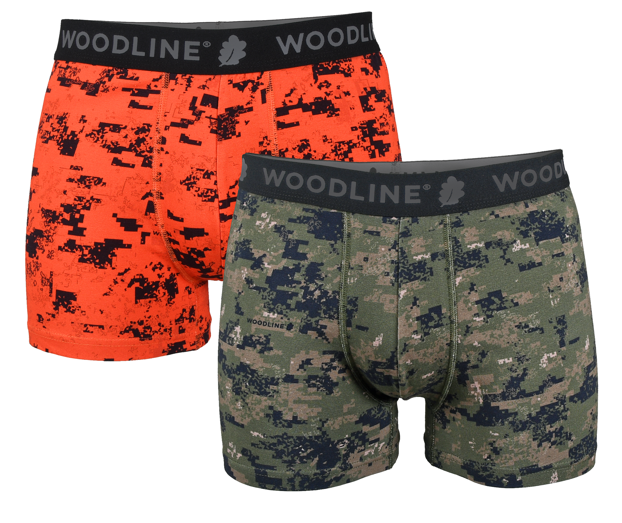 Woodline Boxerkalsong Camo 2-pack