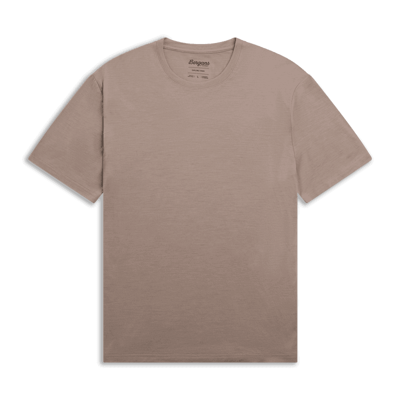 Bergans Merino Light T-shirt Herr Rock Taupe XXL