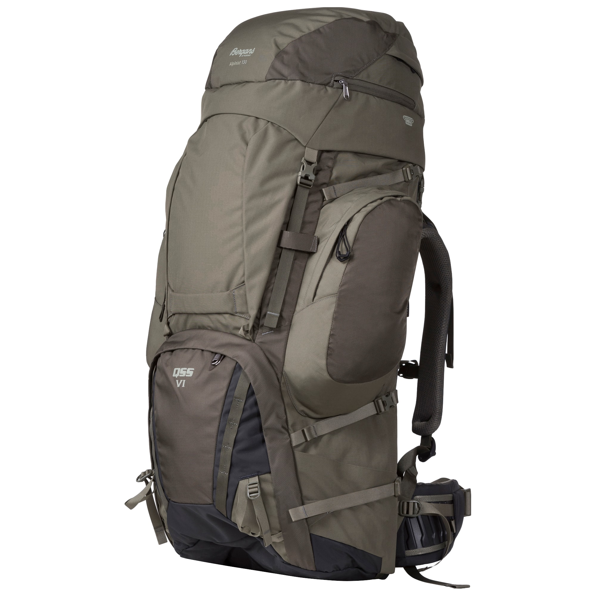 Bergans Alpinist V6 Large 130L Dark Green Mud / Green Mud
