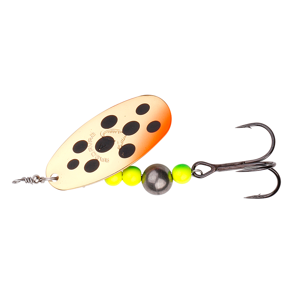 SG Caviar Spinner #4 18 g Fluo Orange & Silver