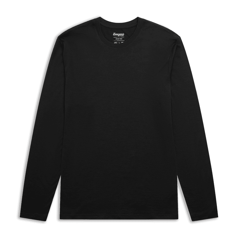 Bergans Merino Long Sleeve Underställströja Herr Dark Shadow Grey XXL