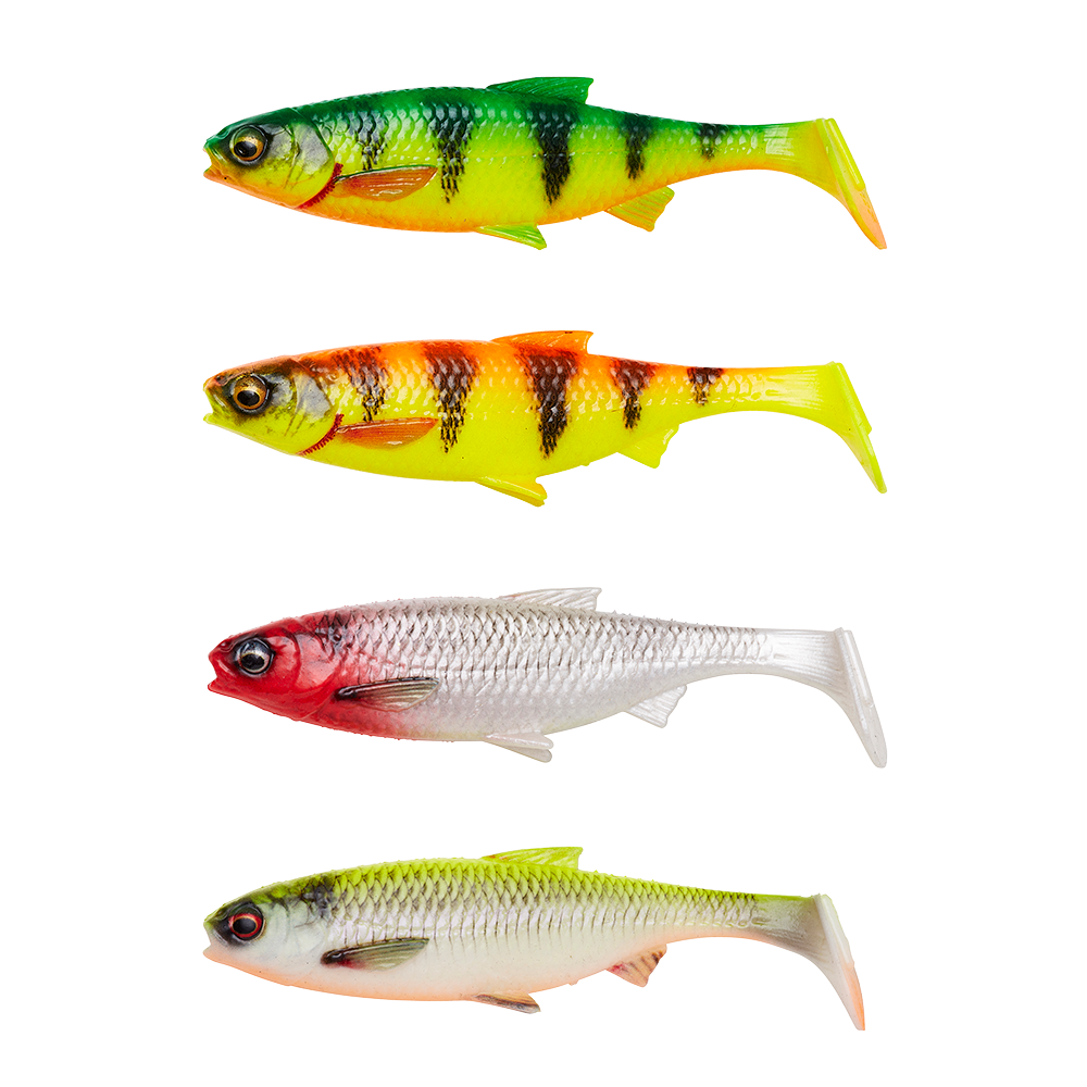 Savage Gear Jig SG 3D River Roach 14 cm 28 g Dark Water Mix 4-pack