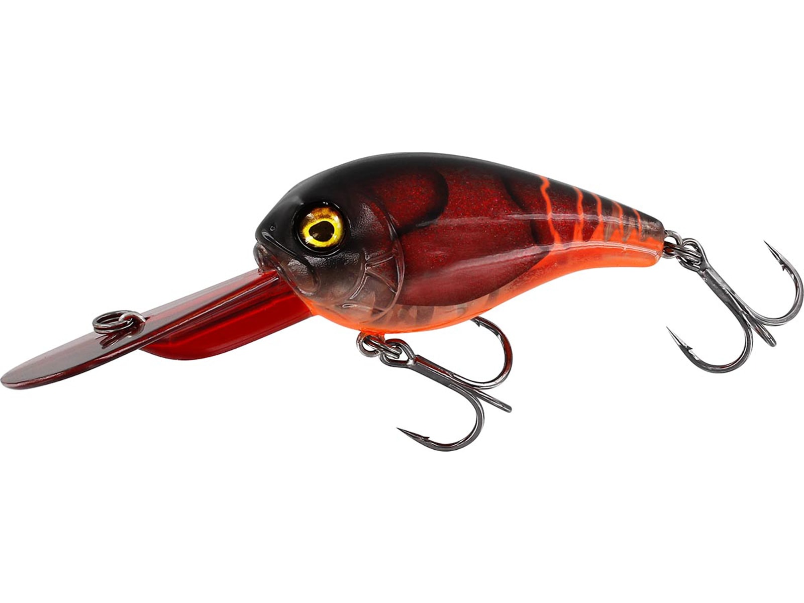 MegaBite DR Crankbait 6 cm Floating 3D Fire Craw -