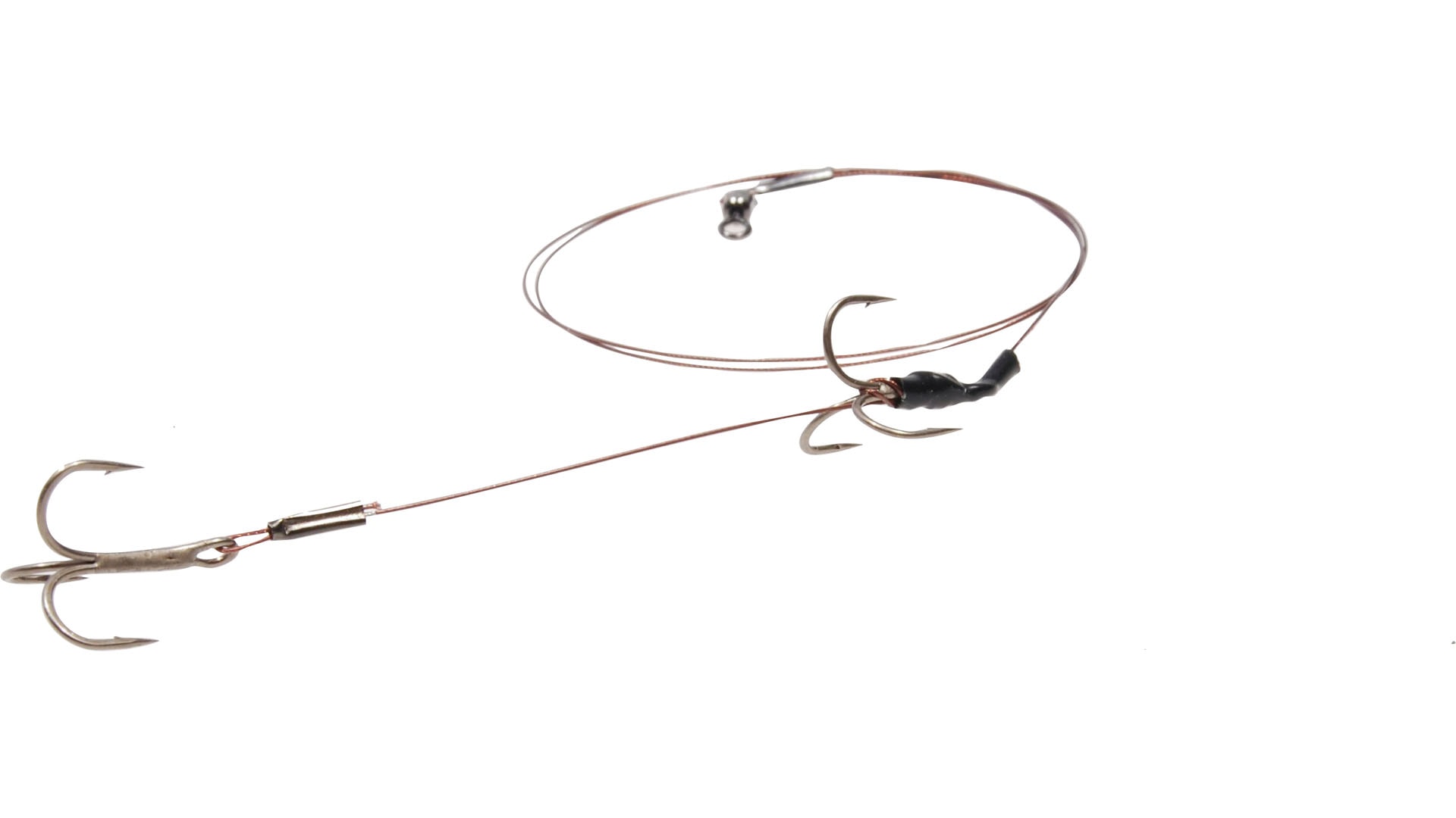 Wiggler Predatortafs Wire #4 50 cm med två krokar