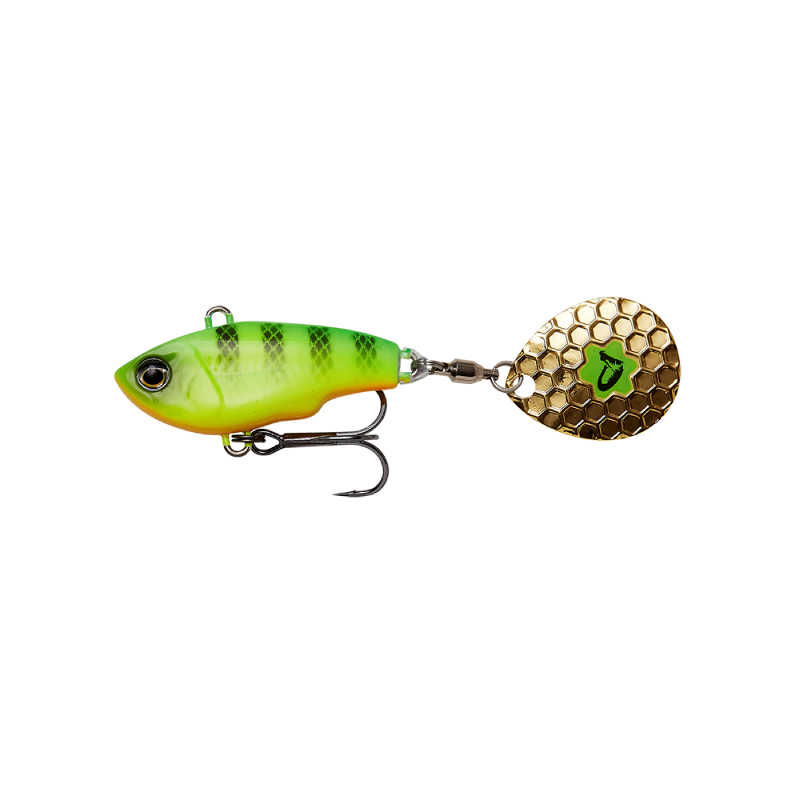 Savage Gear Fat Tail Spin NL 6.5CM 12.5G Sinking Lemon Back Flash