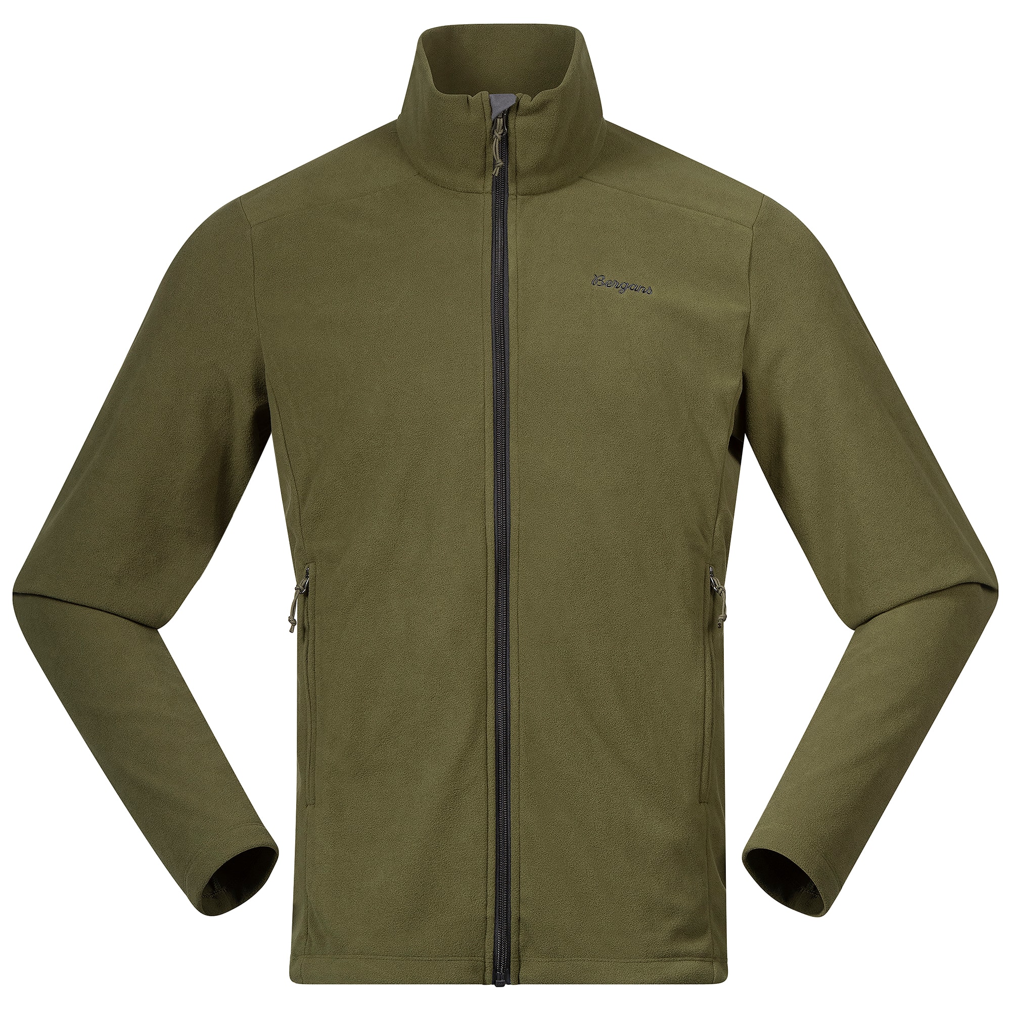 Bergans Finnsnes Fleecejacka Herr Dark Olive Green XXL