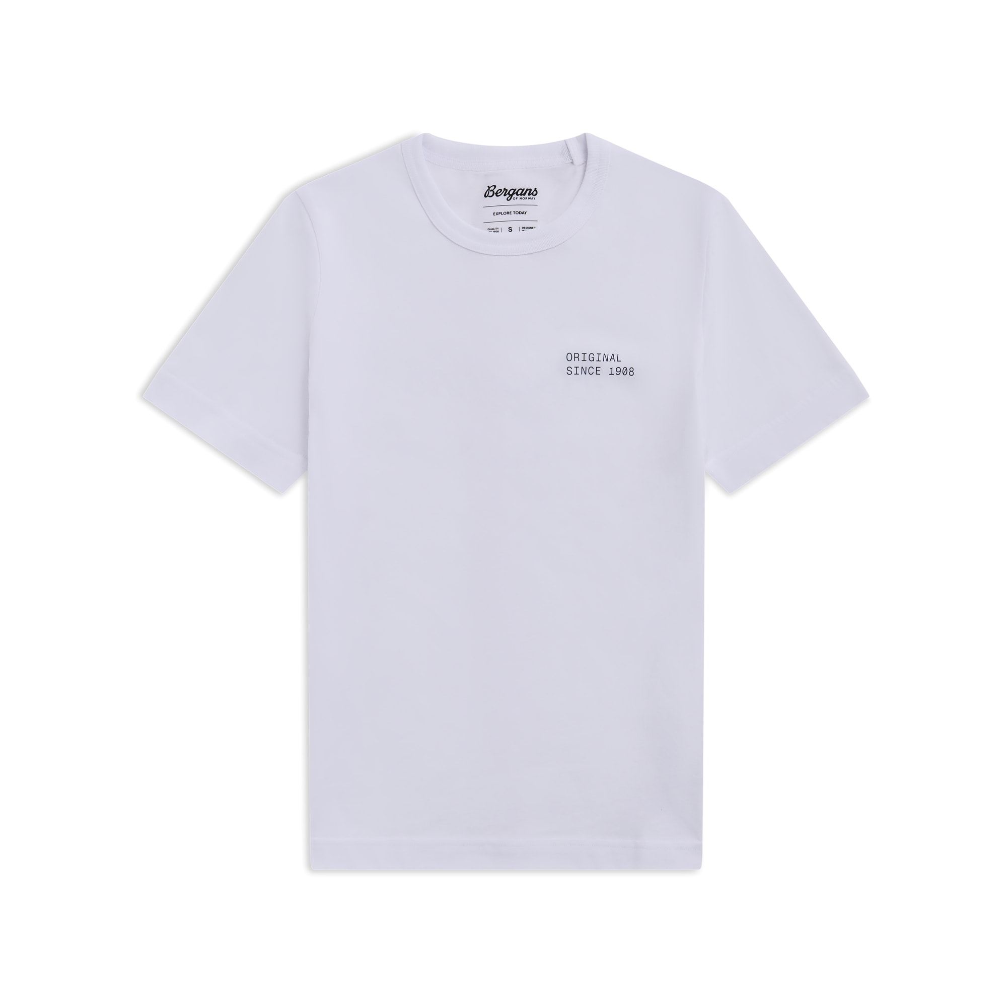 Bergans Original Cotton T-shirt Dam Paper White
