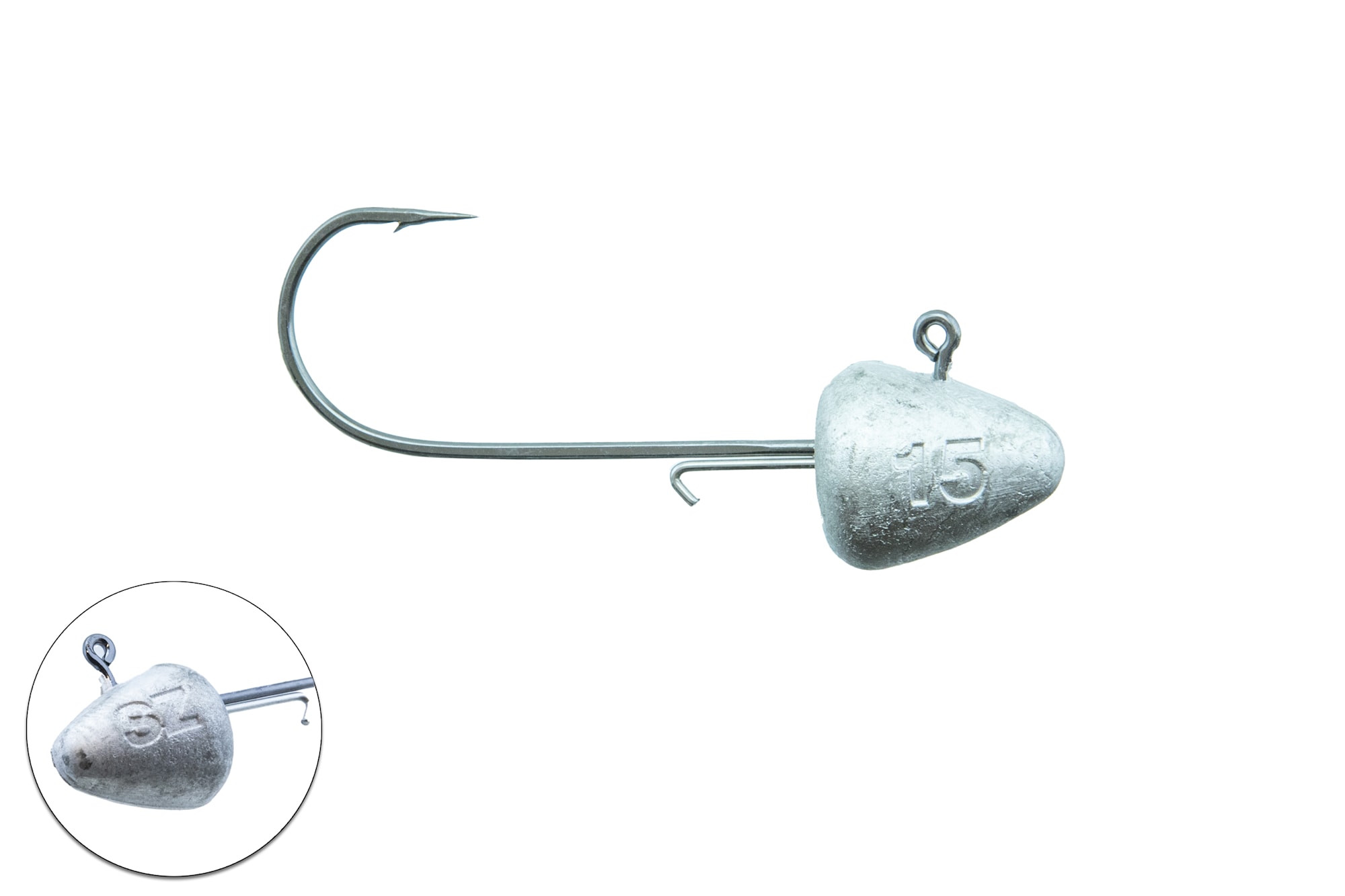 Svartzonker Jig heads 15g 4/0 - 2-pack Bismuth Alloy