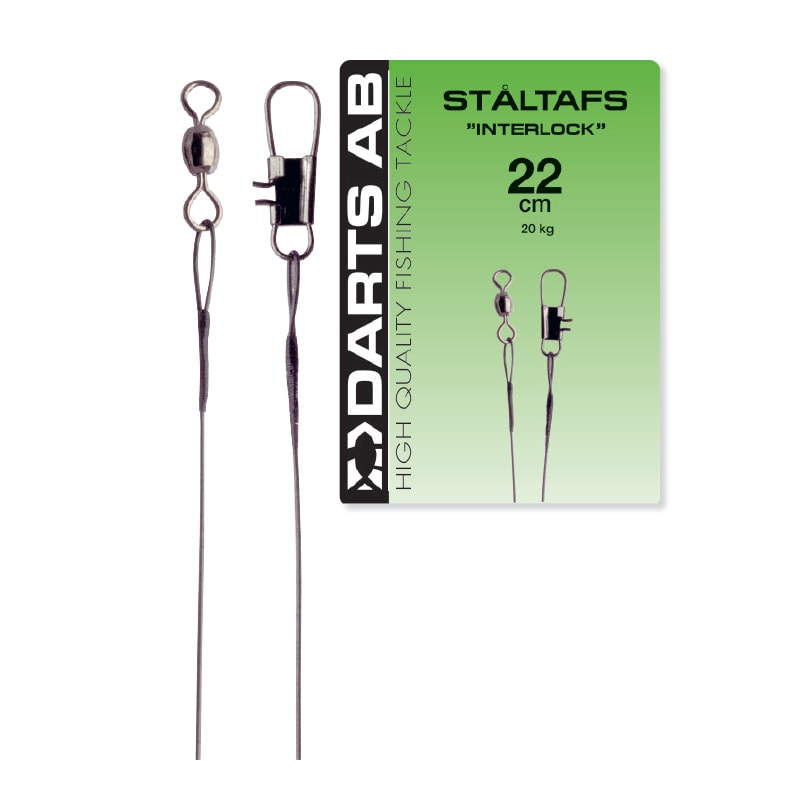 Darts Ståltafs Interlock 10 cm 3-pack