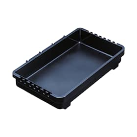 Meiho Bucket Mouth Tray Large Black