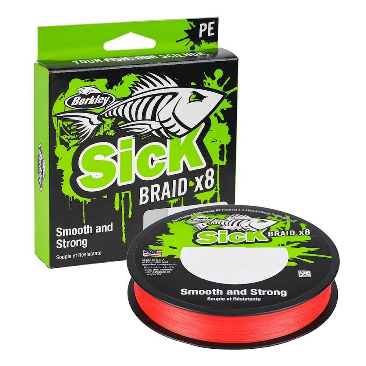 Berkley Sick Braid Red 0.29 150m -