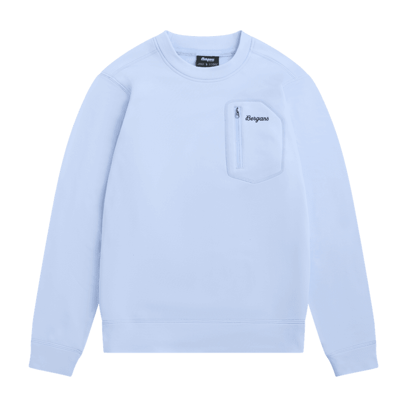 Bergans Midtli Midlayer Tröja Dam Cool Blue XL