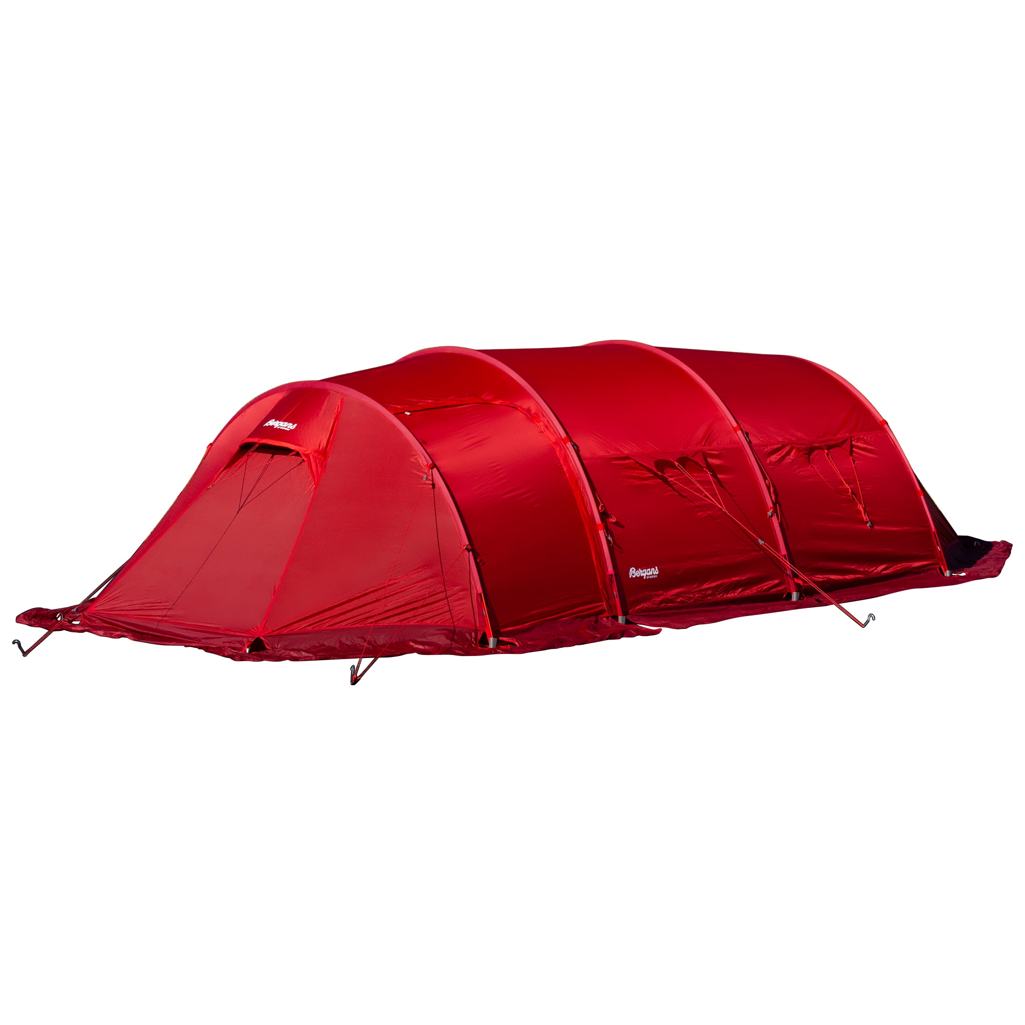 Bergans Helium Expedition Tunnel Tält 4-pers Red