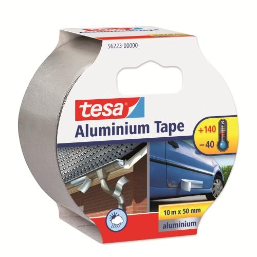 Tesa Skarvtape 10Mx50mm Aluminium
