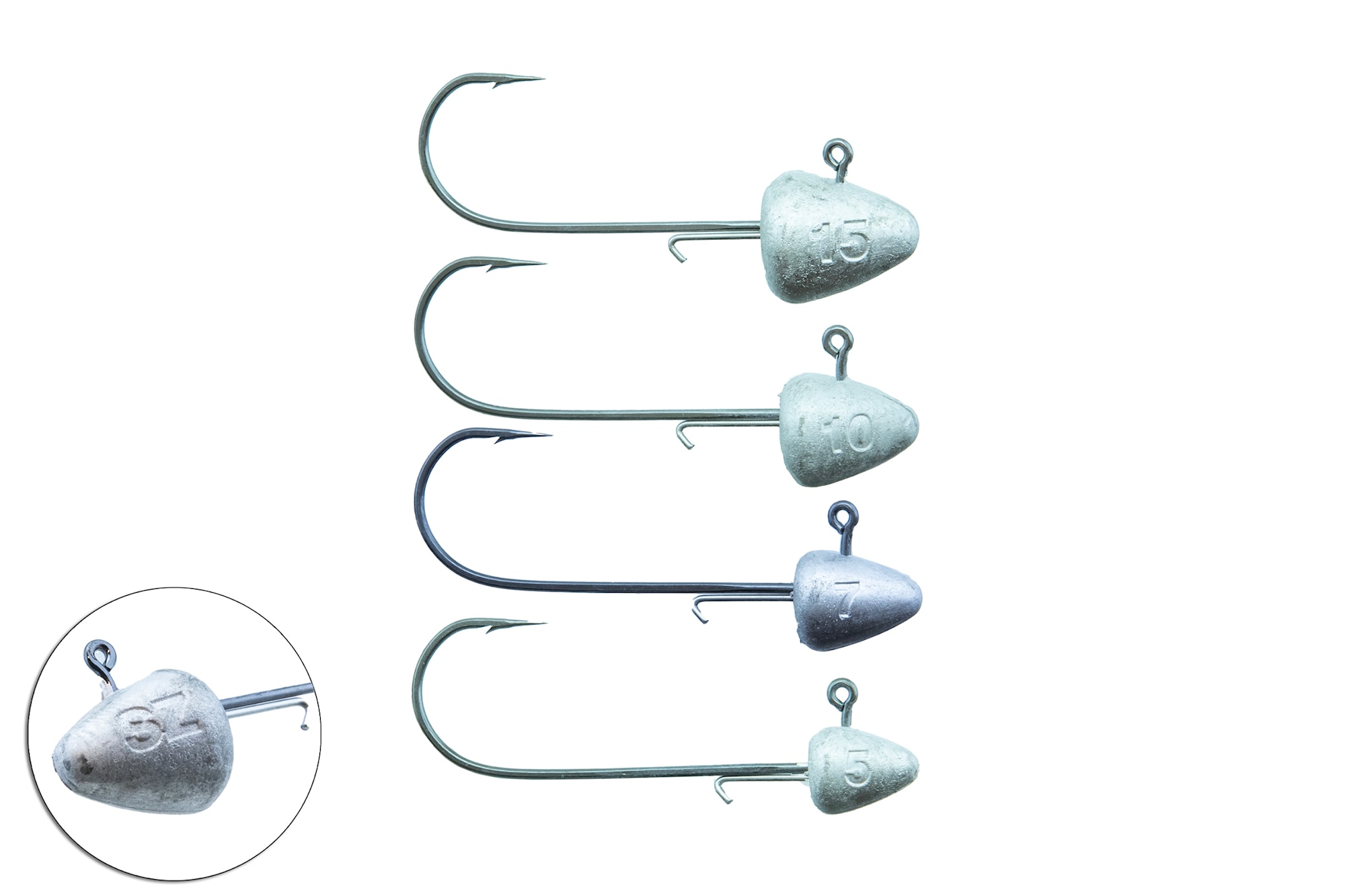 Svartzonker Jig heads 15g 4/0 - 2-pack Bismuth Alloy