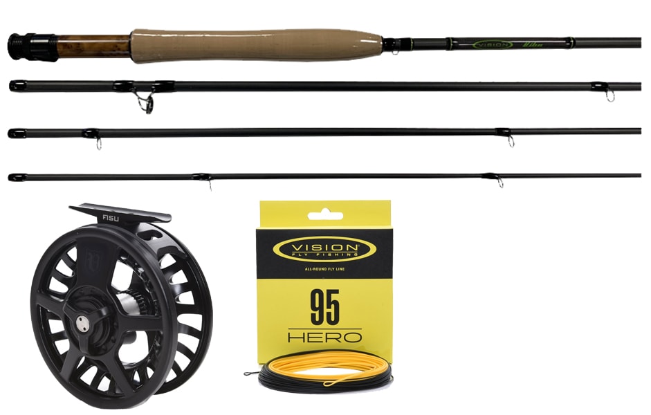 Vision Vibe Flugfiskeset 9´ #5 (Vibe flugspö, Fisu rulle, Hero fluglina)