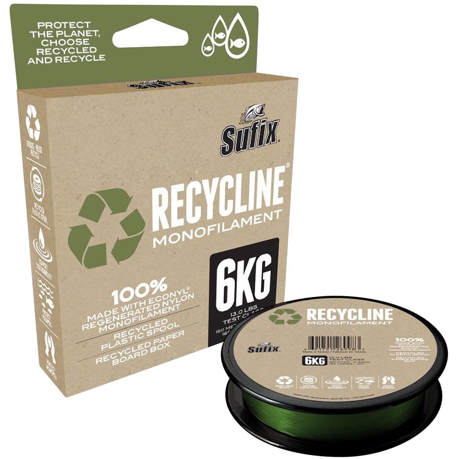 Sufix Recycline Mono 0,20 mm 150 m Green