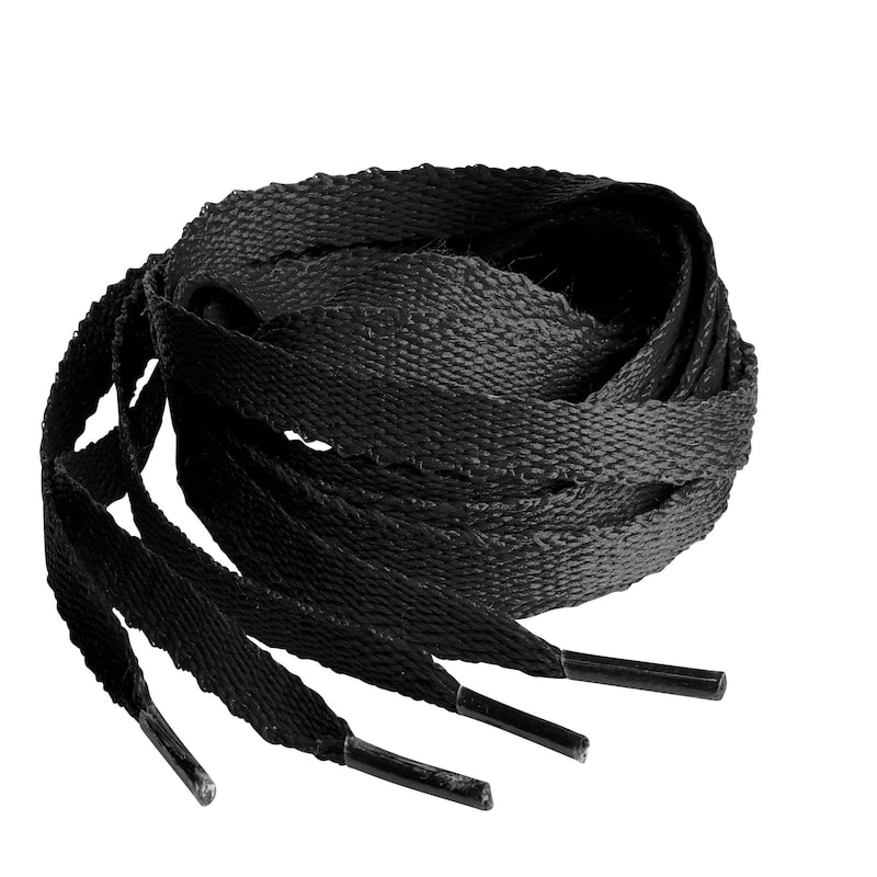 Springyard Skosnöre Svart flat 7.0 - 137cm -