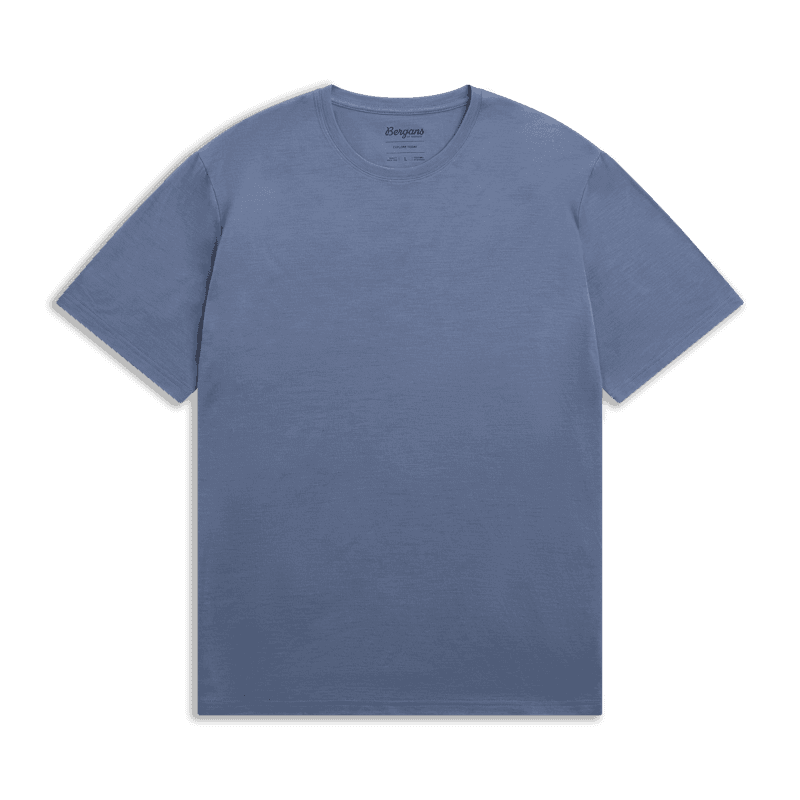 Bergans Merino Light T-shirt Herr Granite Blue XXL