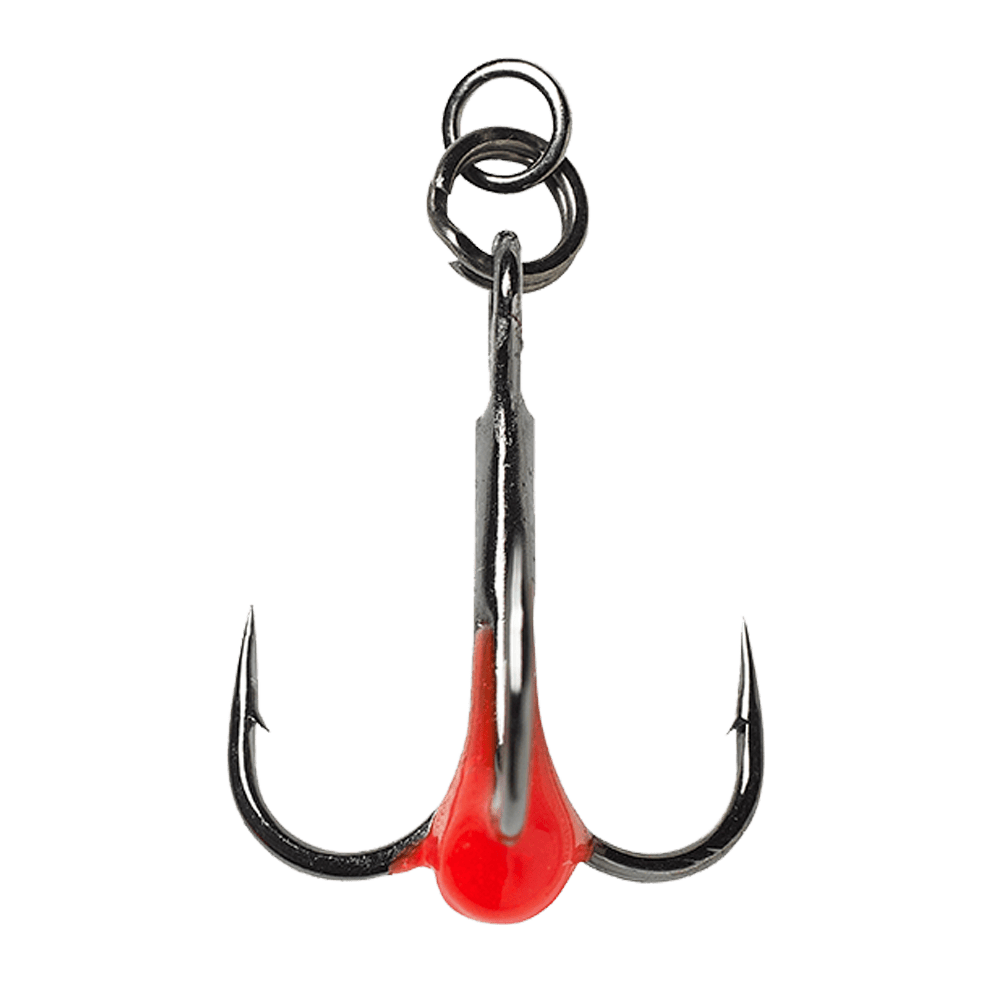 SG Hotspot Ring Rigged Y-trebel #4 8-pack