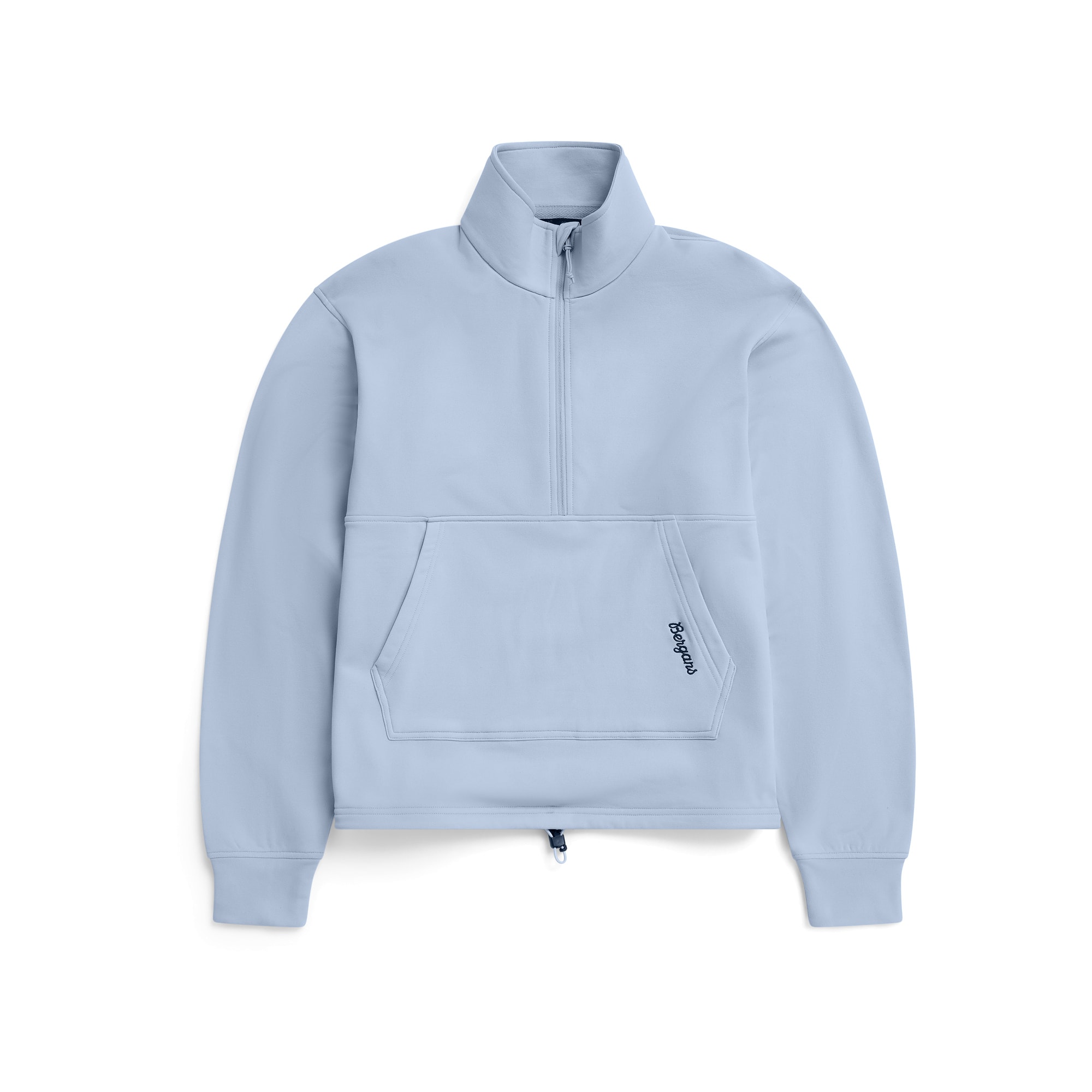 Bergans Midtli Midlayer Cropped Half-Zip Dam Cool Blue