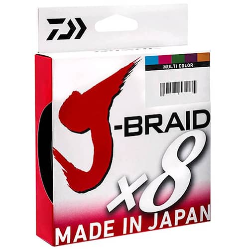 Daiwa J-BRAID X8 103LB 0.42MM 300m Multi Color Flätlina
