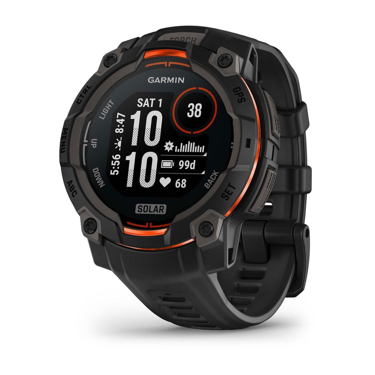 Garmin Instinct 3 Solar 45 mm Black -
