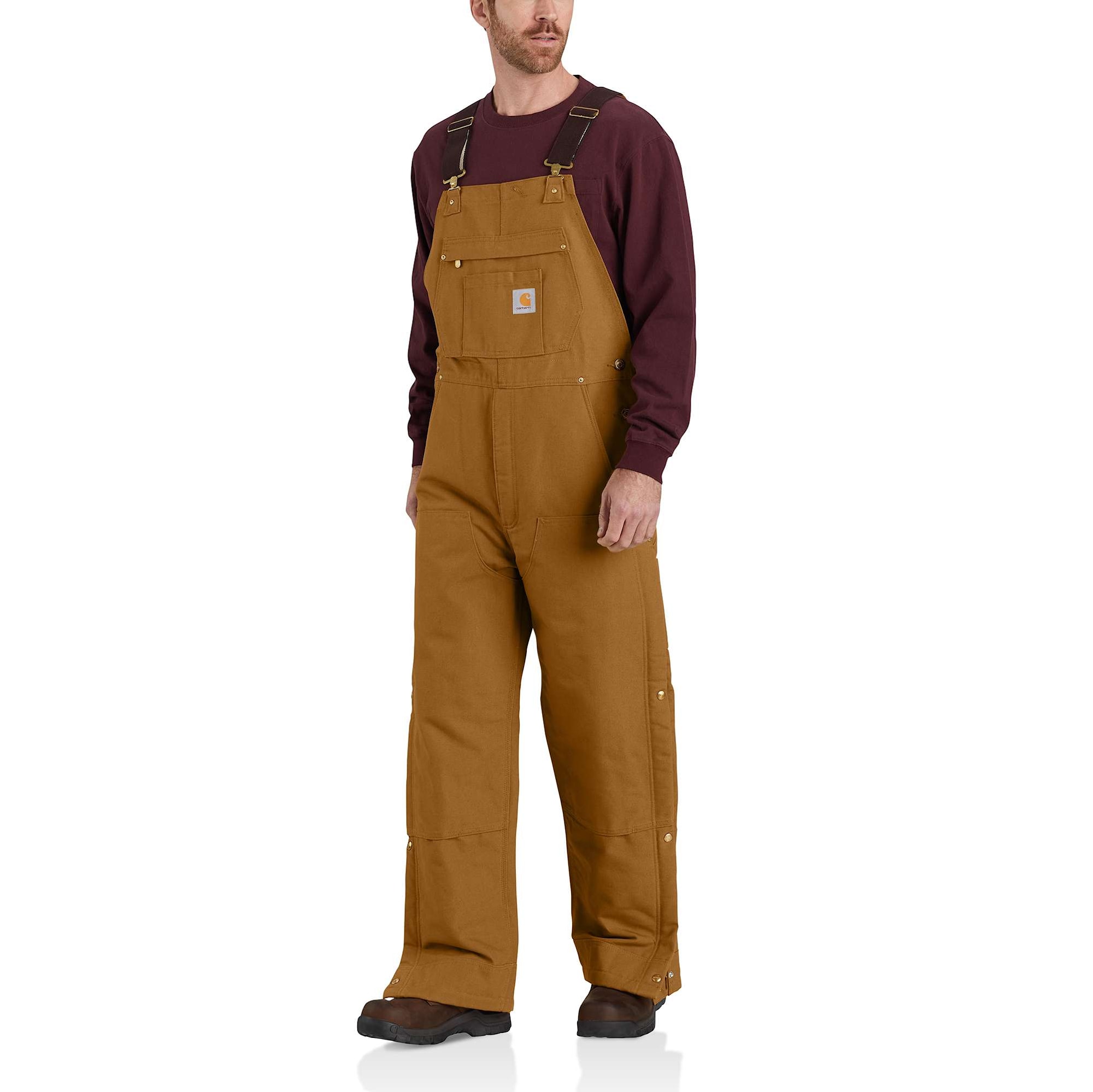 Carhartt Insulated Bib Overall Herr Carhartt® Brown