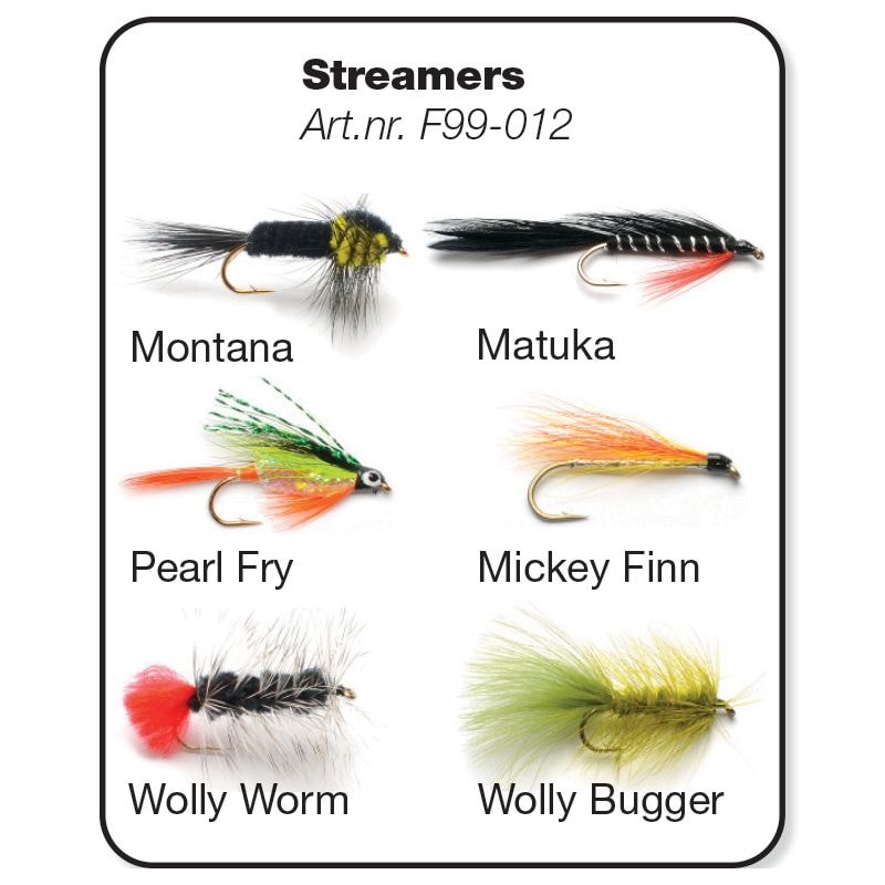 Darts flugor Streamers 6-pack -