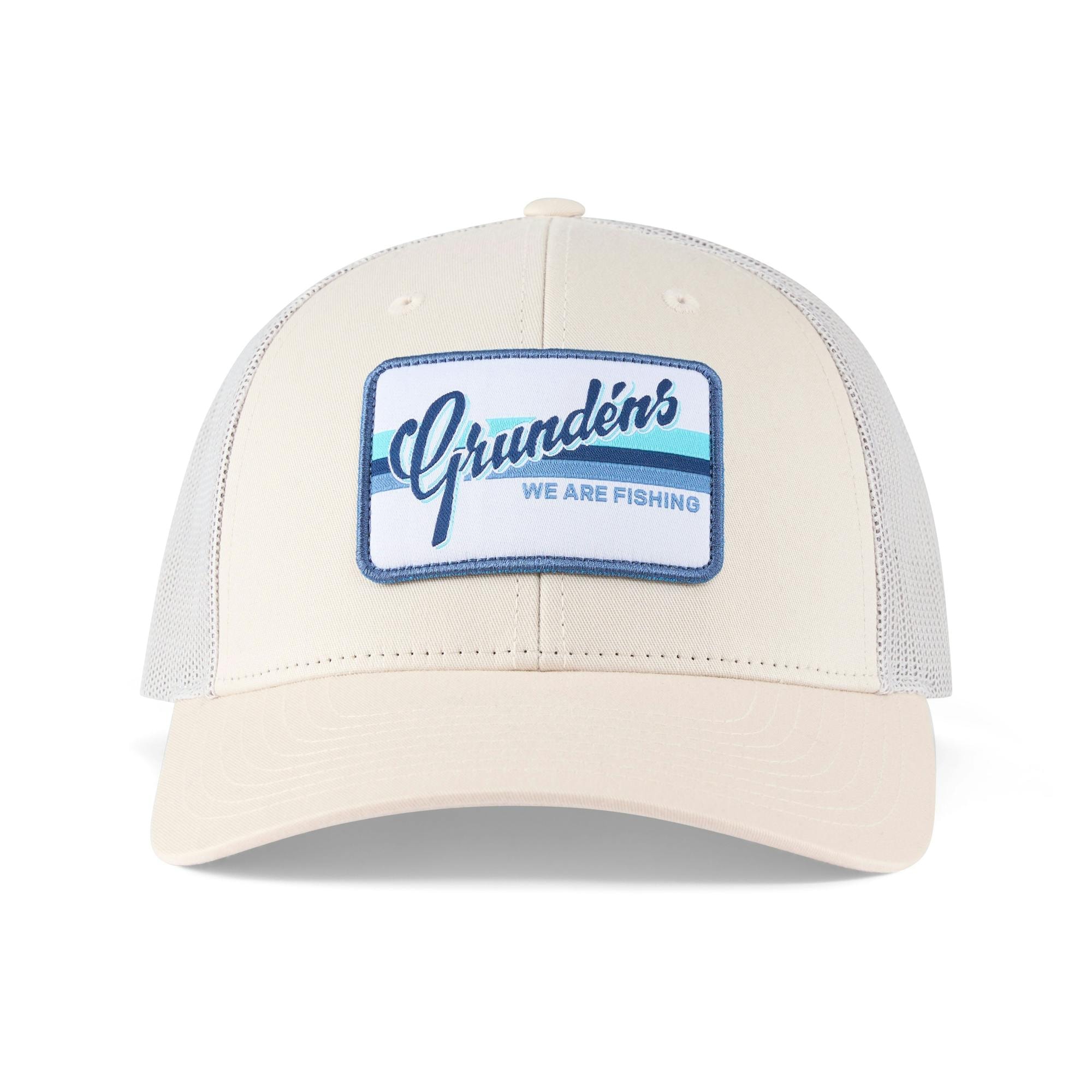 Grundens Low Pro Script Trucker Bone