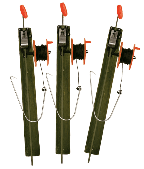 Wiggler Angeldon 3-pack trä med angelkrok