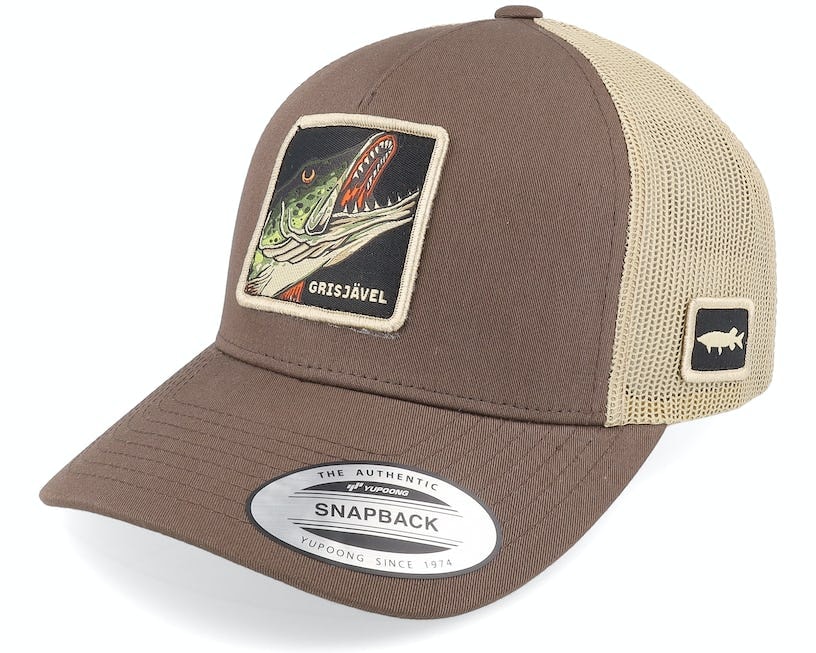 Skillfish Grisjävel Retro Brown/Khaki A-frame Trucker  One Size - (55-60 CM)