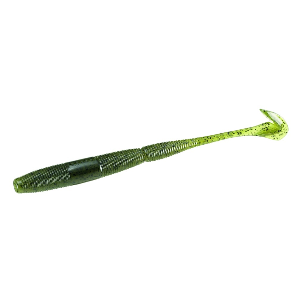 Ninja Worm Swimming Worm 5.5" 14 cm 9 g Collard Greens 7-pack