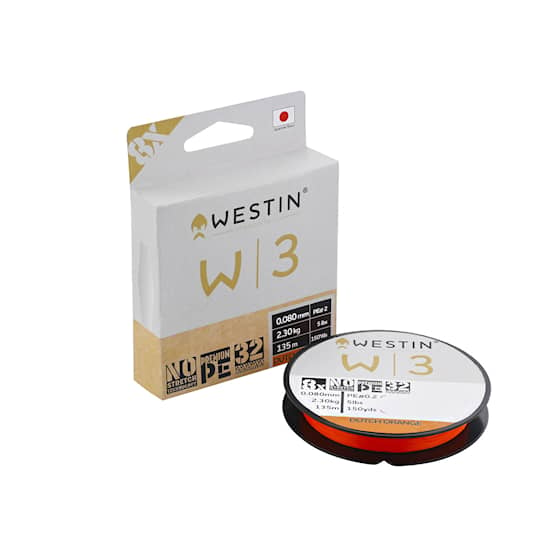 Westin W3 8-BRAID Dutch Orange Flätlina