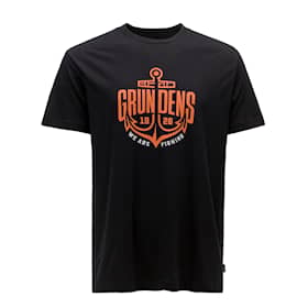 Grundéns Logo Anchor SS T-Shirt Black, XXL