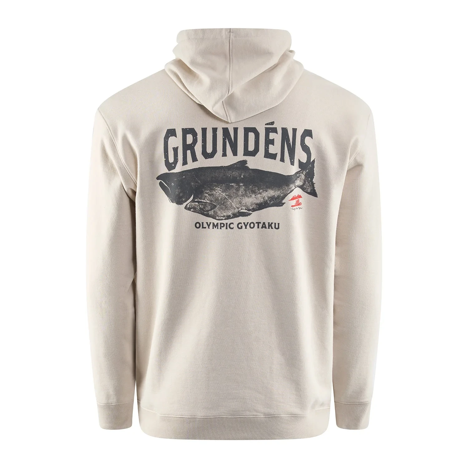 Grundéns Gyotaku Hoodie Bone Heather Chinook Herr 3XL