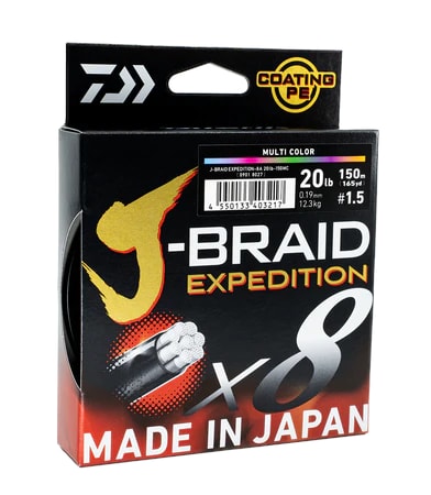 Daiwa J-BRAID Expedition X8E 0.42ｍｍ 300m Multi Color