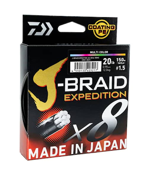 Daiwa J-BRAID Expedition X8E 0.28ｍｍ 300m Multi Color