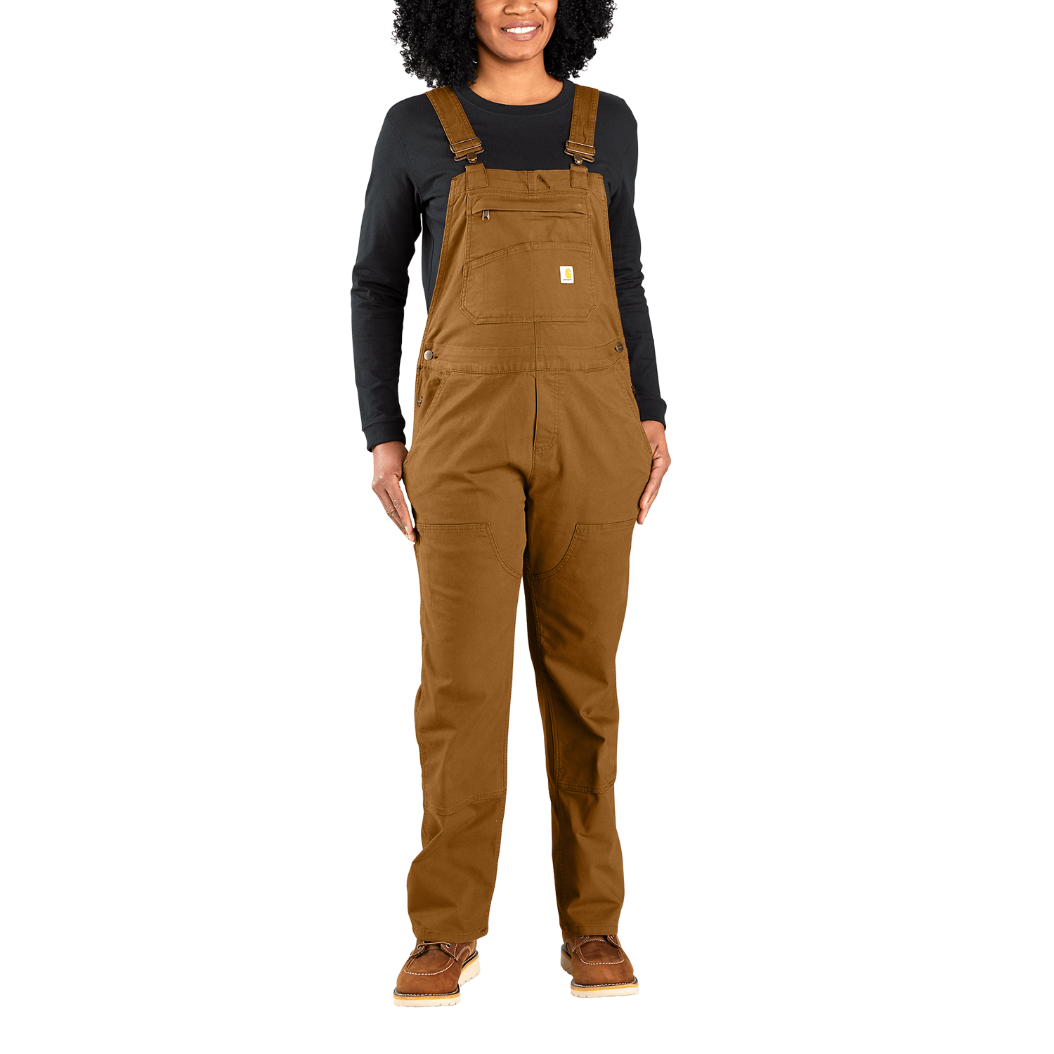 Carhartt Ashland Bib Overall Dam Carhartt Brown XL