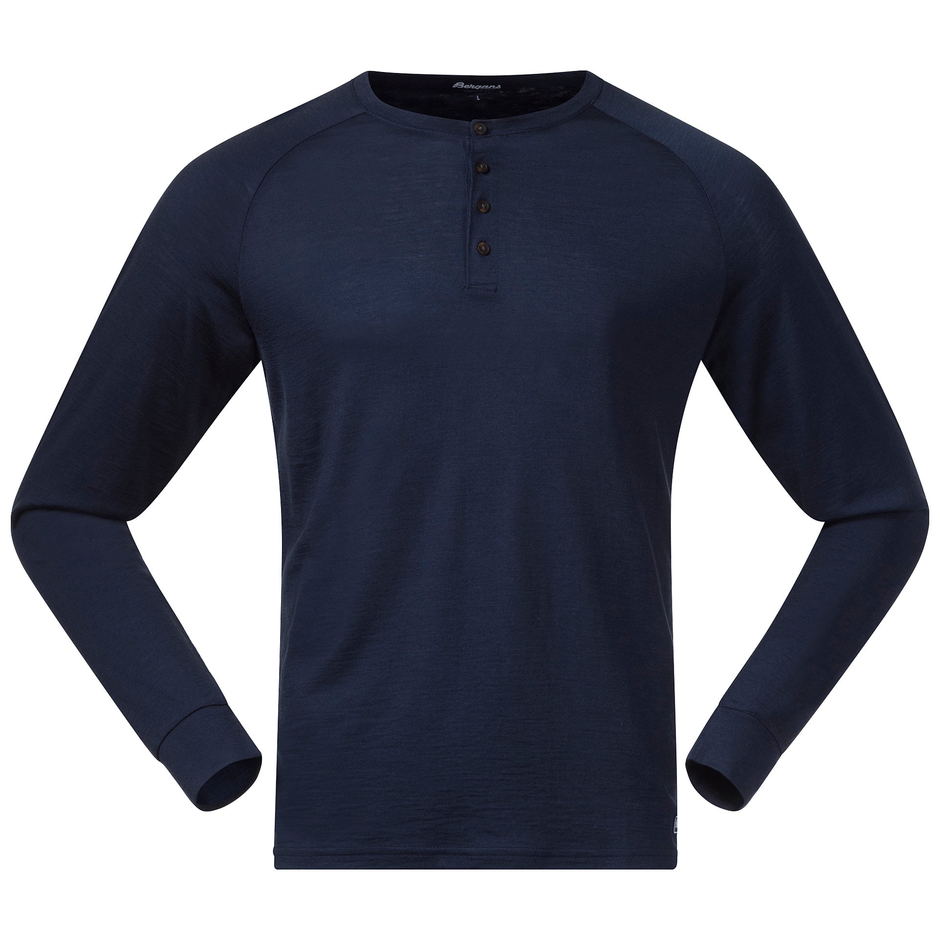 Bergans Lysebu Wool Henley Herr Marinblå XXL