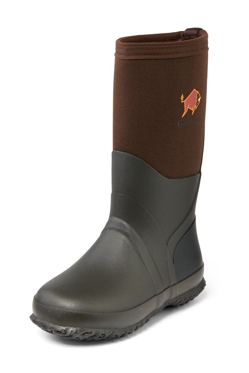 Gateway1 Wetland Master 12" 7mm Gummistövlar Barn Dark Brown