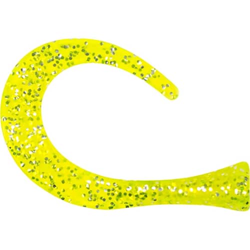 Guppie Jr Extra Tail Chartreuse Glitter 3+1-pack